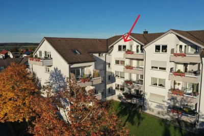 Giengen- Sonnige Dachgeschosswohnung mit großem Balkon in attraktiver Wohnlage zu verkaufen