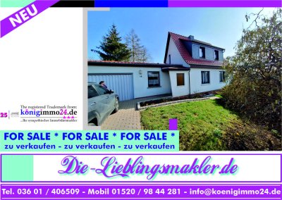 Einfamilienhaus mit großem, parkähnlichem Grundstück in bevorzugter Lage von Mühlhausen