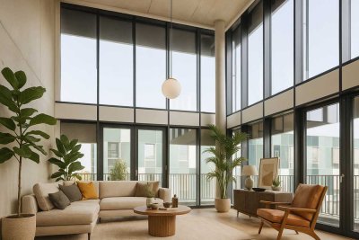 Luxuriöse Maisonette-Wohnung im Erstbezug: PENTHOUSE im INDUSTRIAL STYLE,  Erstbezug 2025