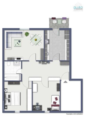 Herne-Röhlinghausen: moderne 3,5 Zi-Whg. mit Balkon!