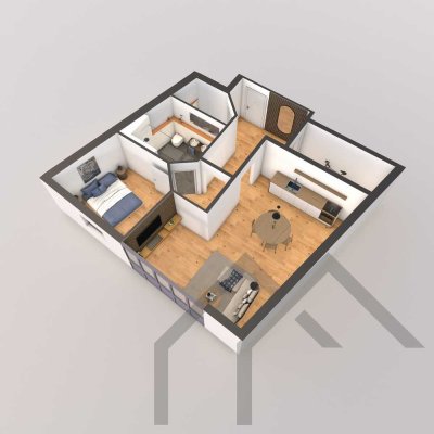 Smarte City-Wohnung