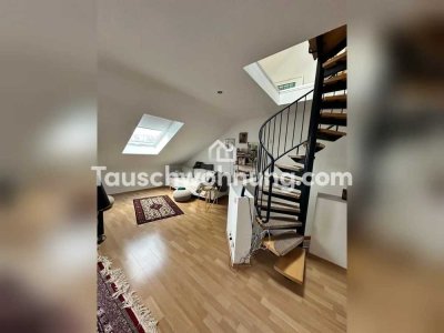 Tauschwohnung: Helle 3-Zimmer Maisonette Wohnung mit Balkon