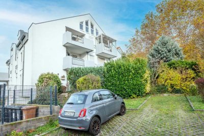 Eine klasse Nieder-Olmer 2-Zimmerwohnung mit Terrasse und kleiner Grünfläche