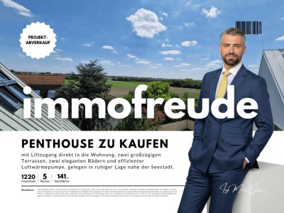 Helle 5 Zi -Neubau-Penthouse-Wohnung mit 2 Terrassen, 2 Bädern, Luftwärmepumpe, in 1220 zu kaufen