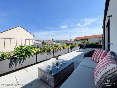 LETZTE WOHNUNG | PROVISIONSFREI - NEUBAU | 3-Zimmer Obergeschosswohnung mit großem Balkon im Zentrum