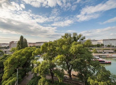 1020! Moderne 4-Zimmer-Dachgeschosswohnung mit traumhaftem Weitblick am Donaukanal!