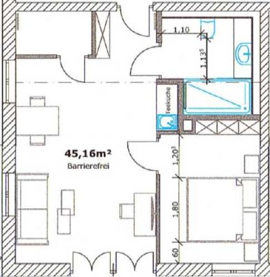 Neubau 2-Zimmerwohnung