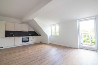 Dachgeschosstraum mit Blick ins Grüne