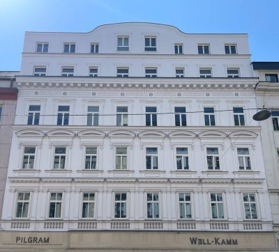 NÄHE NASCHMARKT: DG-AUSBAU IM ALTBAU - U4 Pilgramgasse - 3 Zimmerwohnung mit hofseitigem Balkon*