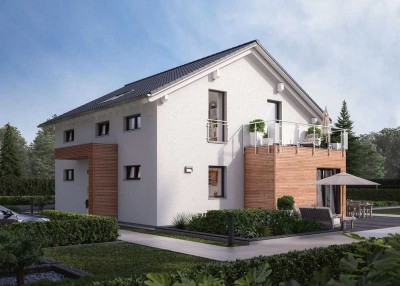 Lichtdurchflutetes Einfamilienhaus mit Satteldach - LifeStyle 20.03 S individuell planbar