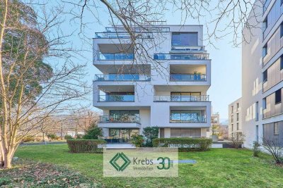 Traumhafte und barrierefreie 4-Zimmerwohnung im Wohnpark "Cubus" direkt am Neckar