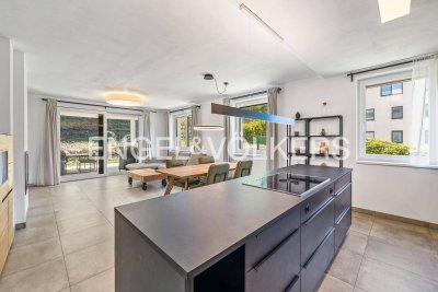 3-Zimmer-Neubau-Gartenwohnung mit 528 m² Eigengarten