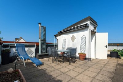 Dachgeschosswohnung mit Weitblick! 3-Zimmer Wohnung mit XL Dachterrasse