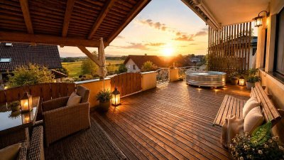 Exklusives Einfamilienhaus mit Wellness-, Garten- und Werkstattparadies