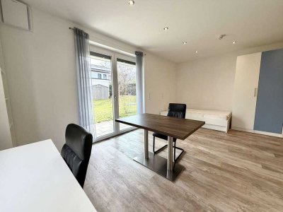 Großes All-Inclusive Studentenapartment mit Garten in München – Fitness, WLAN, Möblierung inkl.