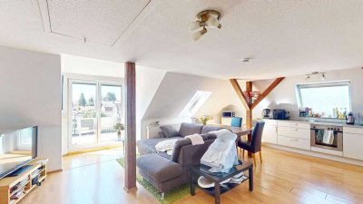 2-Zimmer-Wohnung mit Südbalkon in saniertem 3-Familienhaus