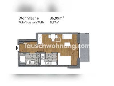 Tauschwohnung: Schöne Neubau 1-Zimmer Wohnung Hammerbrook