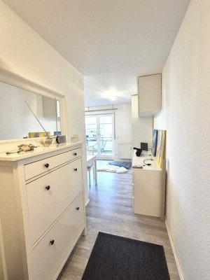 Möblierte und renovierte 1-Zimmer Appartement-Wohnung mit TG-Stellplatz