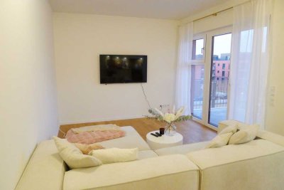 Elegante Wohlfühlwohnung mit Top-Ausstattung in Spreelage: mit EBK + Kfz-Stellplatz/Wallbox!