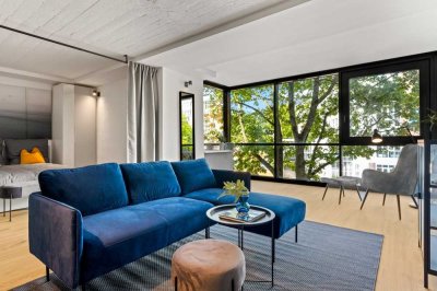 Stilvolle vollmöblierte Wohnung in Hamburg Barmbek-Nord