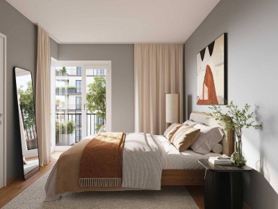 Ihr neuer Rückzugsort: Helles 2-Zimmer-Apartment mit Süd-Balkon