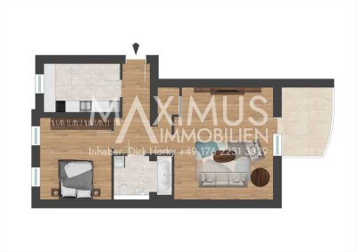 Kapitalanlage mit starker Rendite - ETW mit Balkon in beliebter Lage in Schloßchemnitz