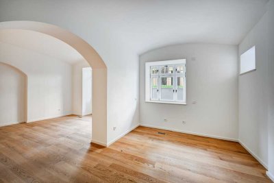 Historischer Charme trifft moderne Wohnqualität – stilvolle 2-Zimmerwohnung mit Gewölbe