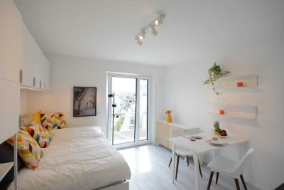 LUXUS 1 Zi. NEUBAU Whg., Nähe Universität (TUM),  luxuriös möbliert/fully furnished