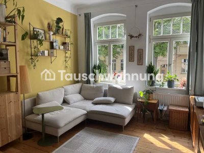 Tauschwohnung: 3 Zi Altbau mit Balkon und Garten, gesucht: mind. 4 Zimmer