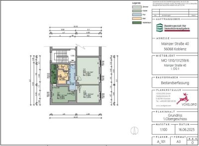 Sanierte 2-ZKB Wohnung in Mainzer Str. 40, 1 OG Links in 56068 Koblenz
