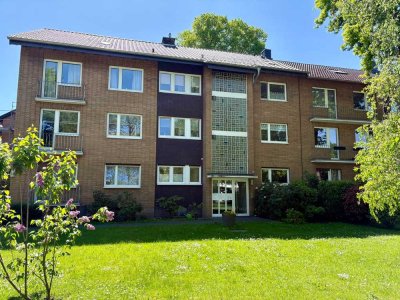 Hochparterre! 2-Zimmer-Eigentumswohnung mit Loggia in Düsseldorf Mörsenbroich