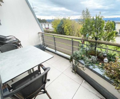 Großes Einzimmerappartement mit fantastischer Alpensicht