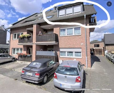 Freundliche und gepflegte 3-Zimmer-Dachgeschosswohnung mit Balkon in Bergheim