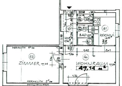 2-Zimmer-Wohnung, Top 3