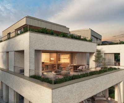 ERSTBEZUG IN BESTLAGE AIGEN: Elegante Terrassenwohnung mit offenem Raumkonzept.