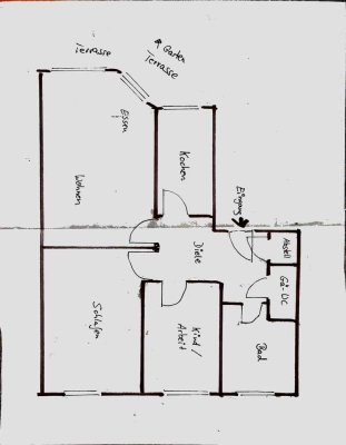 Schöne 3-Zimmer Erdgeschosswohnung mit kleinem Garten in Sinzig