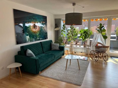 Wunderschöne 4-Zimmer-DG-Wohnung mit 2 Dachterrassen in Karlsfeld vor den Toren Münchens