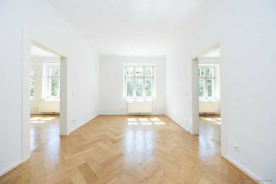 Traumhafte 3-Zi.-Jugendstil-Whg. in Schwabing - mit historischen Altbauelementen und Duplexstellpl.