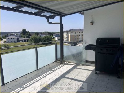 Ampfing - sonnige 2-Zi.-Dachterrassenwohnung mit schönem Ausblick