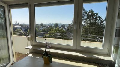 Gepflegte 2-Zimmer-Wohnung mit Fernblick