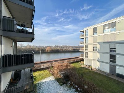 Moderne 2-Zi.-Wohnung mit Balkon und Blick auf die Weser