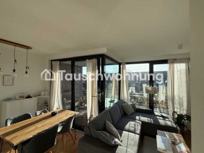 Tauschwohnung: Helle Wohnung mit Dachterrasse und Balkon