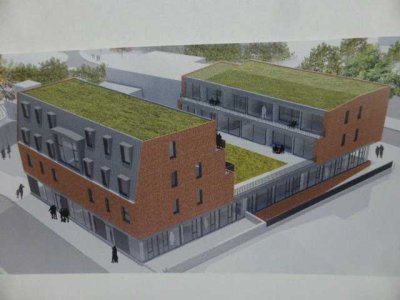 Mittendrin und gleich im Grünen, zentrale Stadtwohnung, barrierefrei mit Dachgarten/Terrasse