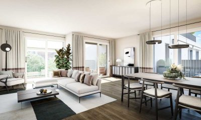 4-Zimmer-Wohnung mit Austritt in den ruhigen Innenhof