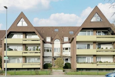 Delmenhorst-Stickgras | Helle 3-Zi.-Hochparterre-Wohnung mit Garage, Balkon und Kellerraum