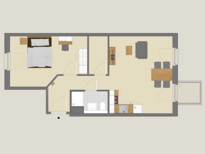 Top-Lage in Dortmund!  Mitten im Kreuzviertel – Voll möbliertes 50 qm Apartment wartet auf Dich!