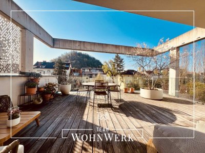 Exklusives Penthouse in Geidorf mit Schlossbergblick | 67m² Terrasse | Ruhige Innenhoflage nach Süden
