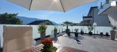 Stilvolles Wohnen mit Mondseeblick am Höribachhof - elegante Terrassenwohnung zu mieten!