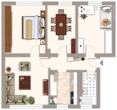 Demnächst frei! 4-Zimmer-Wohnung in Mönchengladbach Mülfort
