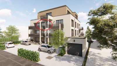 Neuwertige, moderne 2-Zimmer-Wohnung mit Einbauküche und Balkon